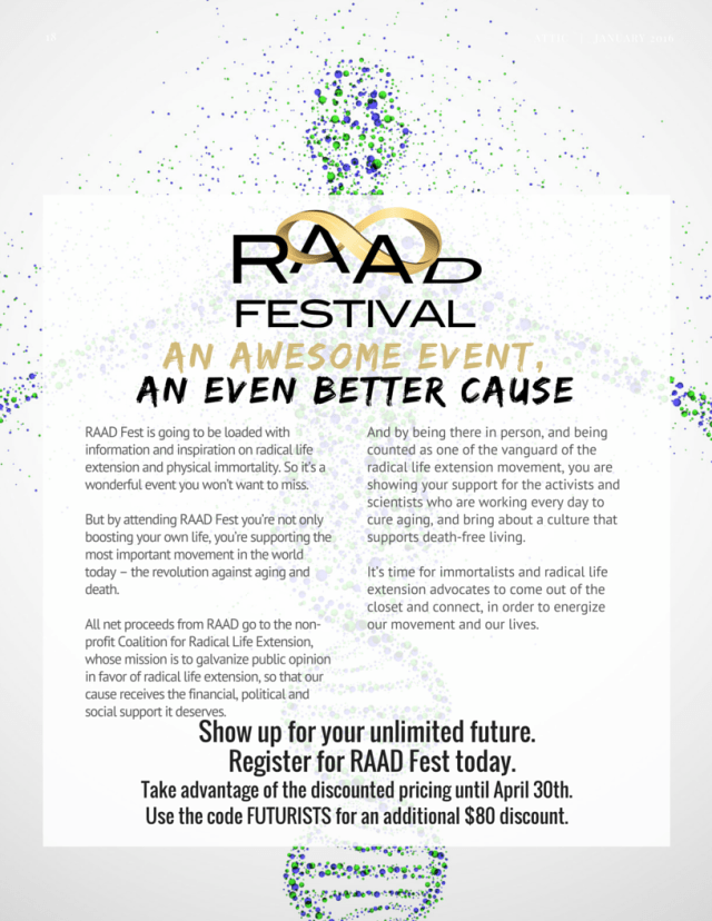RAAD Festival discount till end April
