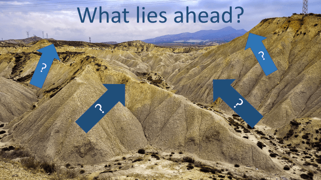 What lies ahead landscape